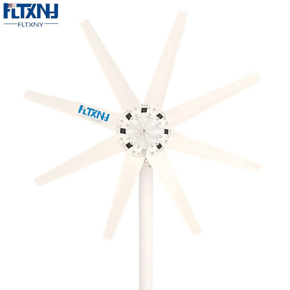 FLTXNY 1000W 12V 24V 48V  8 Blades Free Energy For Home 1KW Wind Turbine Generator With Controller