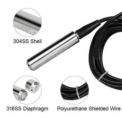 4-20mA Waterproof Integral Level Transmitter Controller Input Liquid Oil Water Level Sensor Controller Float Switch Mount Box