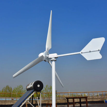 CE 20000W New Energy Horizontal Wind Turbine Generator Free MPPT Controller 48v 96v 220v 3 Blades Small Windmill