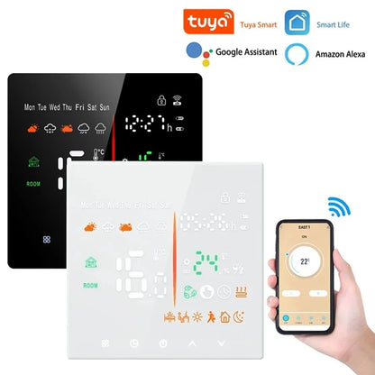 Tuya WiFi Smart Thermostat Electric Floor Heating TRV Water Gas Boiler Temperature Voice Remote Controller for Google Home Alexa