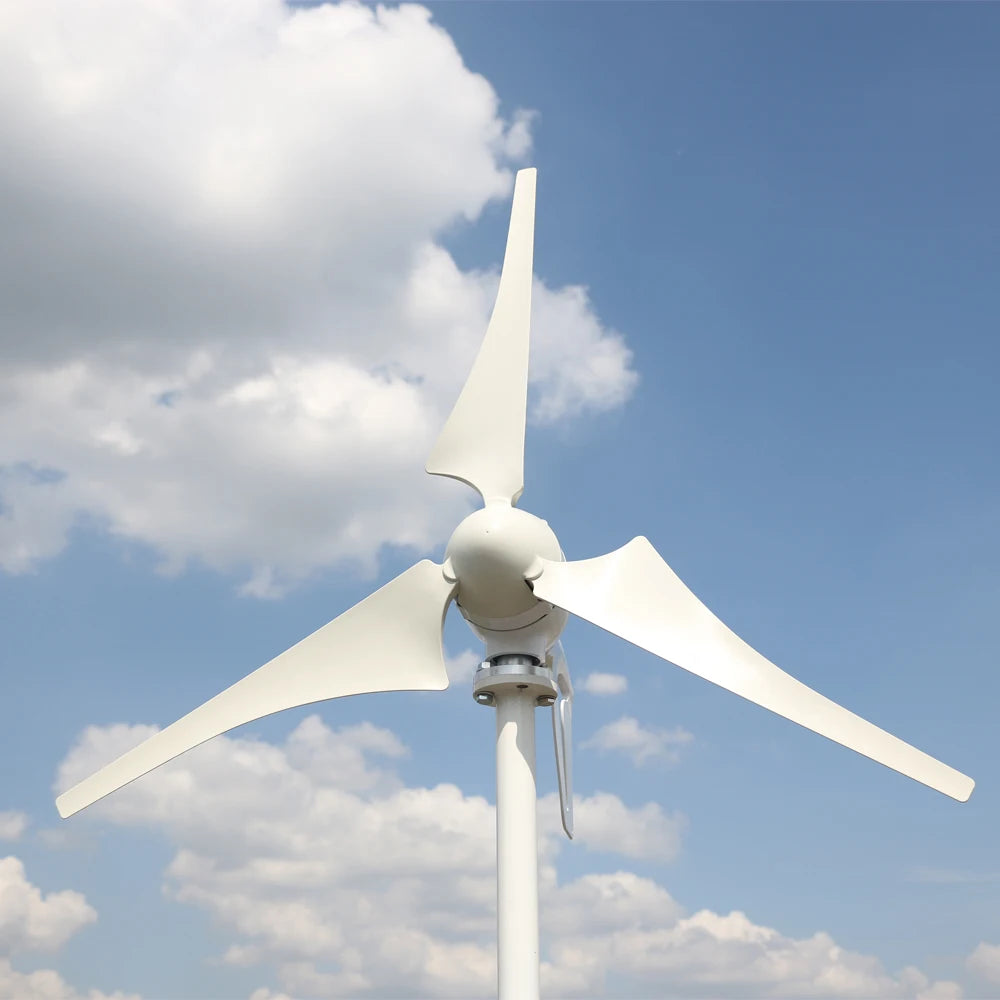 3000W Horizontal Wind Turbine Home Appliance Generator 12V 24V 48V Low Start Speed Free Alternative Energy Camping Windmill