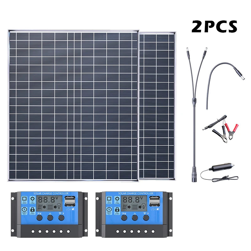 1000W 500W Solar Panel Kit Complete 12V Portable Power System by 54 Energy - Renewable Energy Store