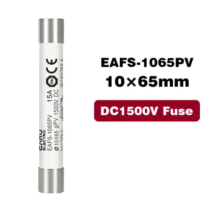 1PCS Solar DC 1000V DC 1500V PV Fuses 6A 10A 15A 20A 25A 30A 32A 50A High Voltage for Solar System Short Circuit Protection gPV