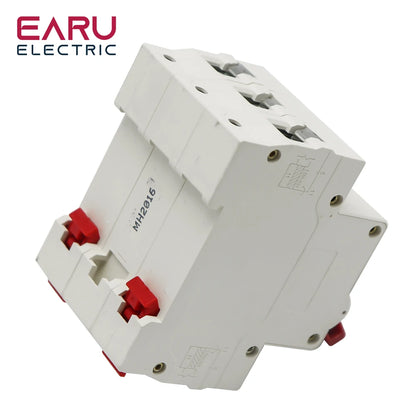 Mini Circuit Breaker MCB Short Overload Circuit Protector 35mm Din Rail Mount Breaking Capacity 6KA