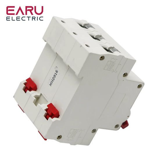 Mini Circuit Breaker MCB Short Overload Circuit Protector 35mm Din Rail Mount Breaking Capacity 6KA