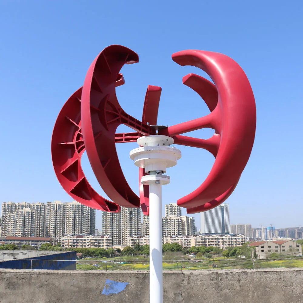 800W 12/24V Wind Turbine with 5 Blades MPPT Controller Small Wind Turbine For Home Use Low Noise High Efficiency With Controller - 54 Energy - Renewable Energy Store