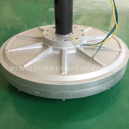 Low Torque 5KW 800RPM 220V AC Disc PMG Inner Rotor Three Phase Coreless Permanent Magnet Generator Alternator