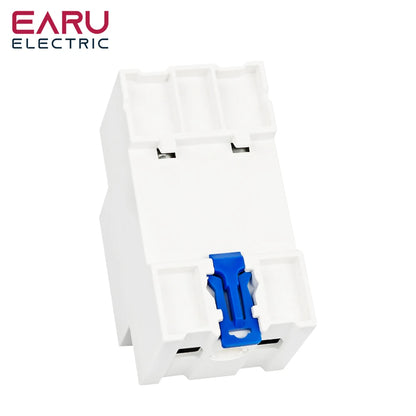 Din Rail AC Monitor 110V 220V Voltage Current Power Factor Active kWh Reset Zero Electric Energy Frequency Meter Voltmeter AMP