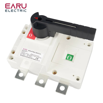 3P AC420/690V 100A 160A 250A Load Isolation Switch Knife Switch Three-Phase Circuit Breaker In-cabinet Transfer Operation Switch