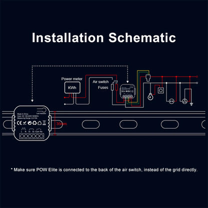 eWeLink Smart WiFi Power Energy Meter with CT Clamp AC 110V 220V Timer Relay Switch kWh Voltage Current Protector Remote Control