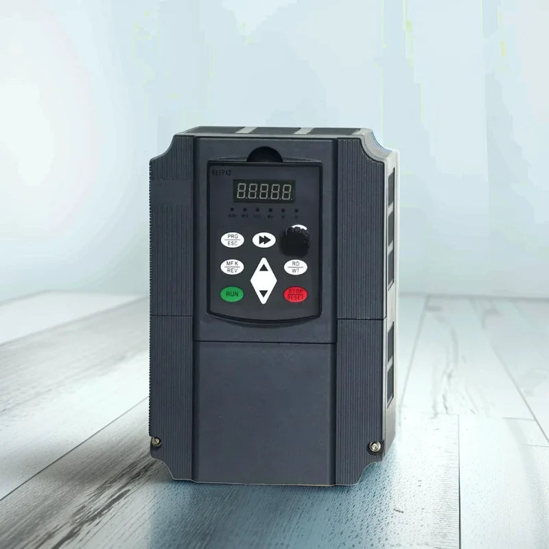 VFD Frequency Inverter for Industrial Use, Converts Single Phase 220V to Three Phase 380V, Adjustable 750W-11KW