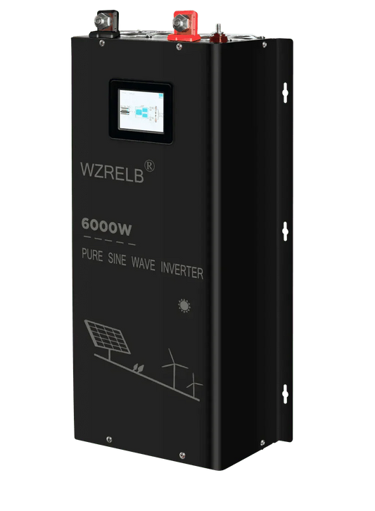 6000W Split-phase Pure Sine Wave Inverter Battery 24V/36V/48V/60V/96V DC to 110/220V,120/240V AC Converter Solar Power Generator - 54 Energy - Renewable Energy Store