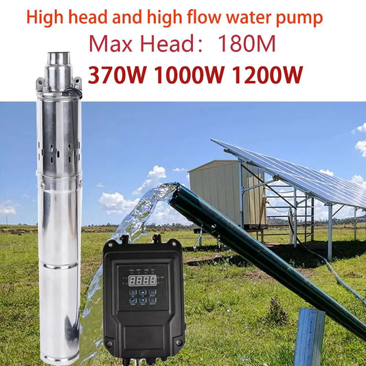750W 1000W 1200W DC Brushless Stainless Steel Submersible Pump by 54 Energy - Renewable Energy Store