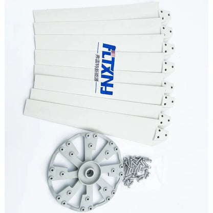 FLTXNY Power 370mm Wind Turbine Blades For Horizontal Wind Generator Nylon Blades  DIY Blades For Wind Generator
