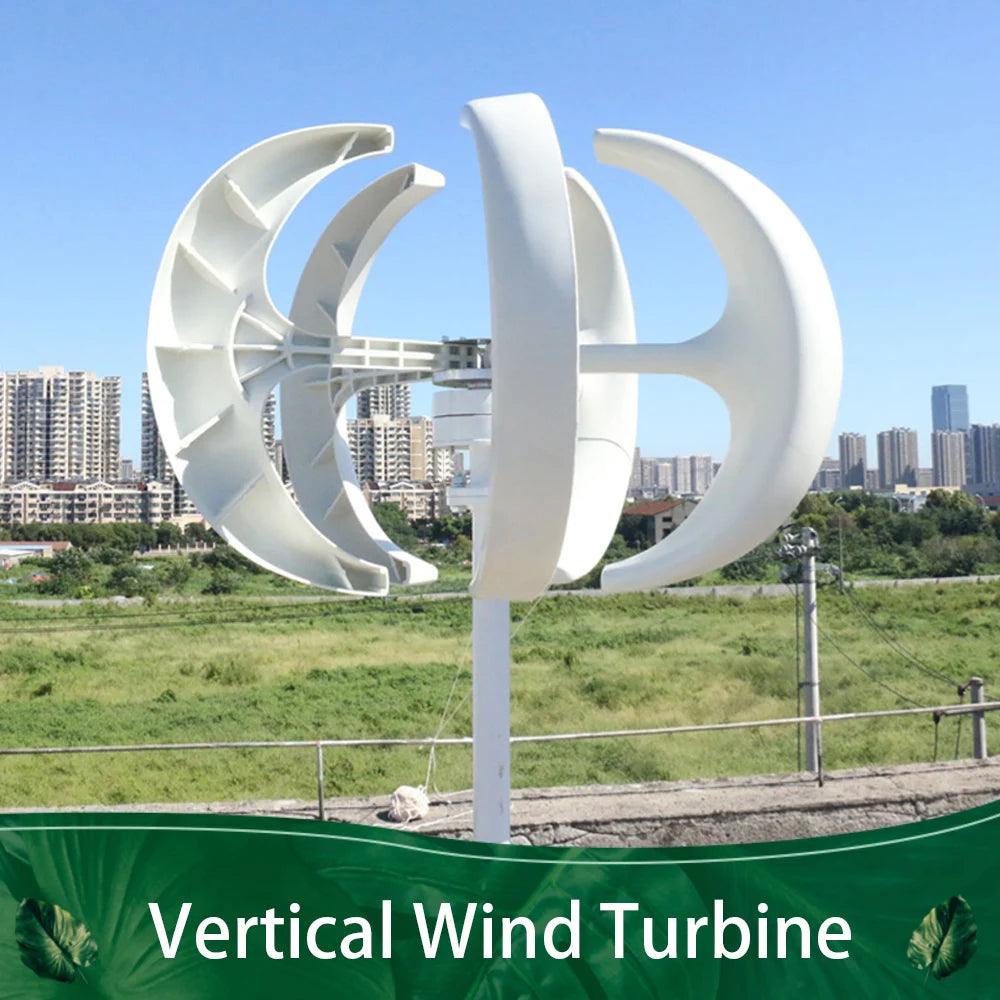 Low Noise Windmill 1000W 2000W 3000W Vertical Axis Wind Turbine Generator 12V 24V 48V with MPPT Controller For Home use - 54 Energy - Renewable Energy Store