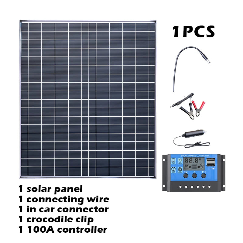 1000W 500W Solar Panel Kit Complete 12V Portable Power System by 54 Energy - Renewable Energy Store