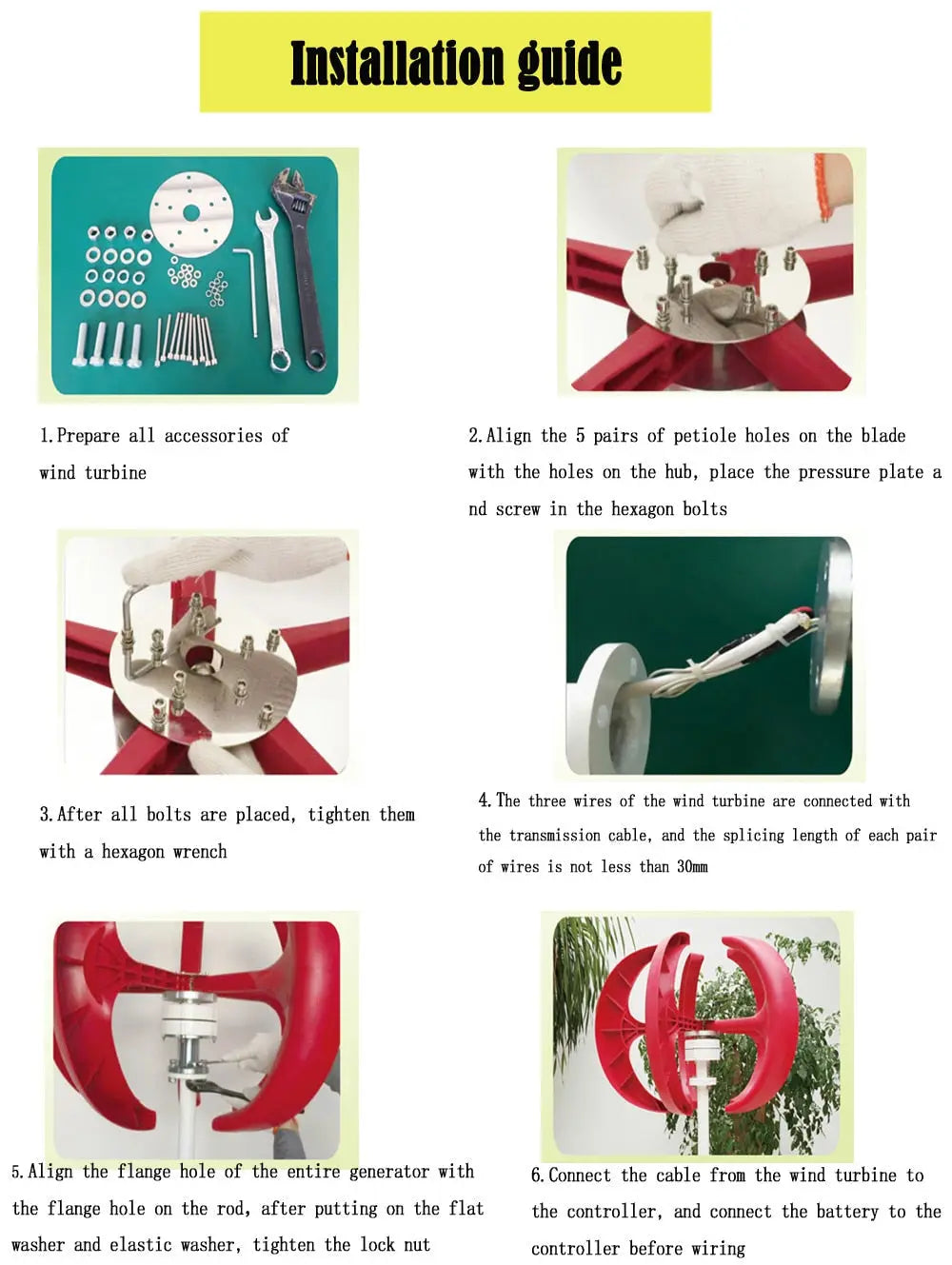 Small Windmills Energy Mini Vertical Wind Turbine Generator Kit 800w With MPPT Controller 12v 24v For Home Use - 54 Energy - Renewable Energy Store