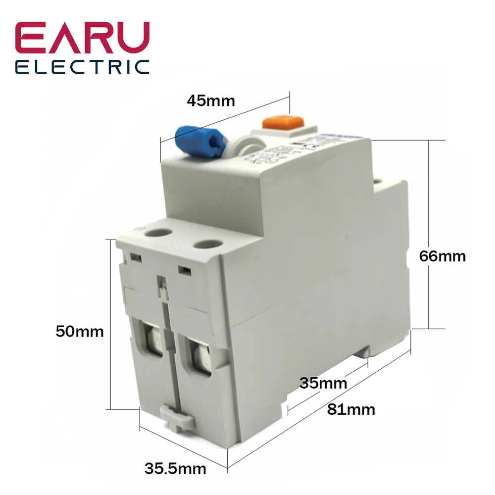 2P 4P 10/30/100/300mA Type AC RCCB RCD ELCB Electromagnetic Residual Current Circuit Breaker Differential Breaker Safety Switch