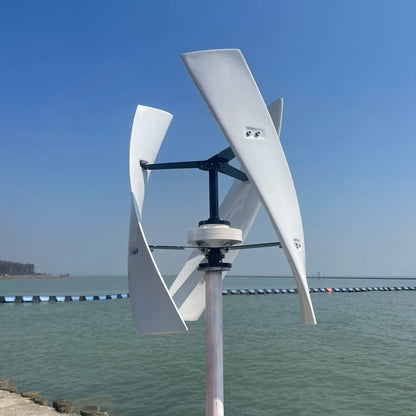 Home Vertical Axis Wind Turbine Generator 800W 1000W 1500W 12V 24V 48V with MPPT Controller 1KW 2KW 96V Upright Windmill - 54 Energy - Renewable Energy Store
