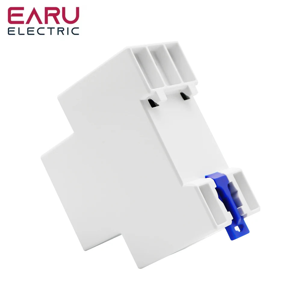 AC 230V 110V 50/60Hz Digital Single Phase Reset Zero Energy Meter kWh Voltage Current Power Consumption Meter Wattmeter Din Rail