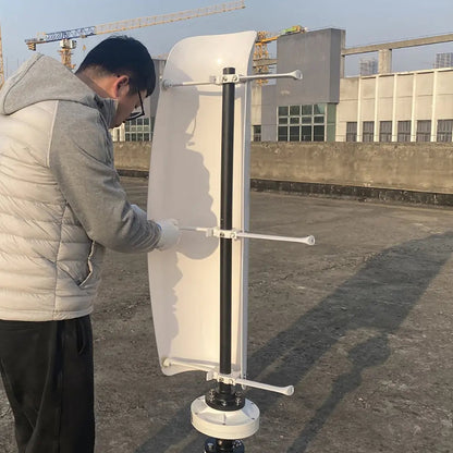 Wind Turbine 1000W 1500W 2000W Vertical Axies Wind Generator Small Windmill Free Energy With MPPT Charge Controller Homeuse - 54 Energy - Renewable Energy Store