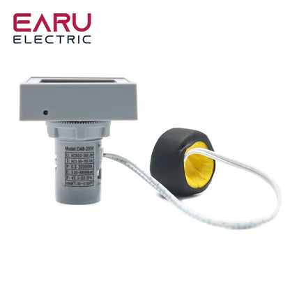 AC 50-300V Digital Voltmeter Ammeter 100A Wattmeter Power Energy Frequency Meter Voltage Monitor Current Factor Volt AmpHerz KWH