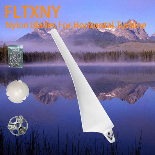 FLTXNY 580mm 630mm Wind Turbine Blades For Horizontal Wind Generator Nylon Blades 300w 400w 500w 600w Blades For Wind Turbine