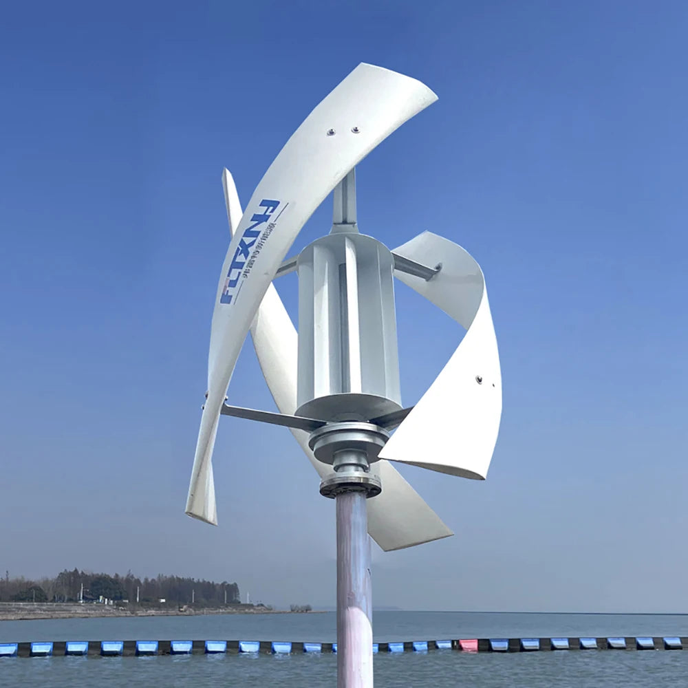 3000W Vertical Axis Wind Turbine 48v Alternative Energy Generator 220v AC Output Household Complete Kit with Controller - 54 Energy - Renewable Energy Store