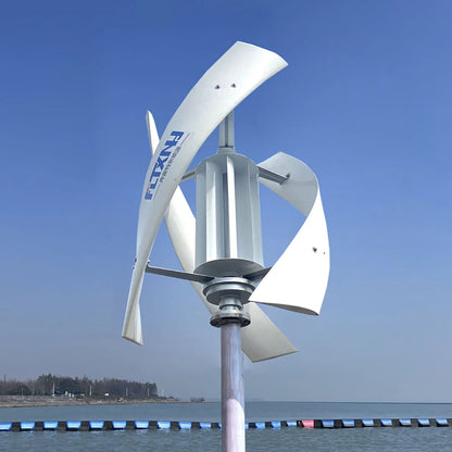 3000W Vertical Axis Wind Turbine 48v Alternative Energy Generator 220v AC Output Household Complete Kit with Controller - 54 Energy - Renewable Energy Store