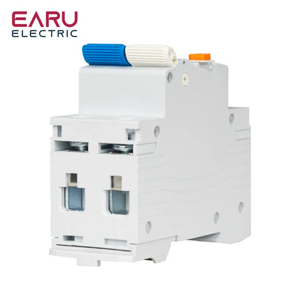 2P 40A 30mA AC 230V 50/60Hz RCBO RCCB MCB Type A Electromagnetic Residual Current Circuit Breaker Curve B/C Leakage Protection