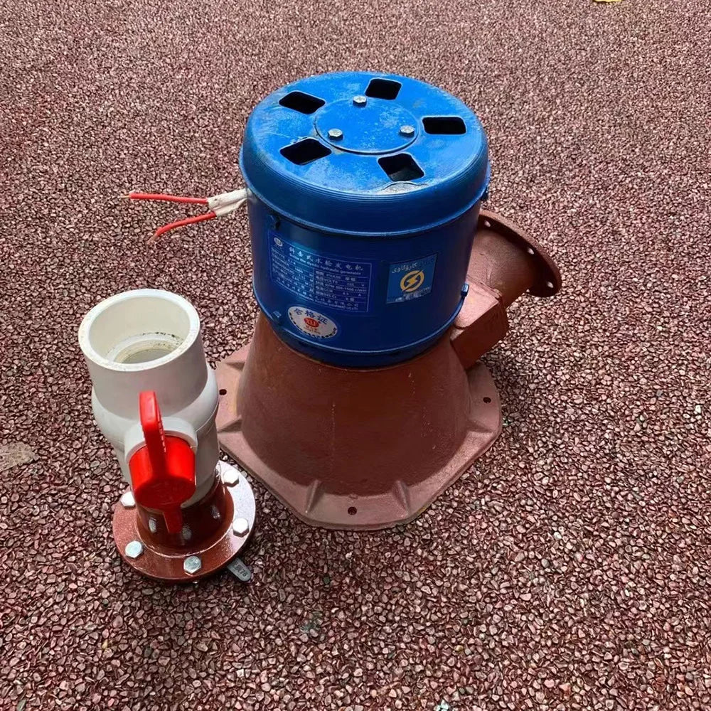 3KW 5KW 10KW Electric Water Turbine Hydroelectric Generator 220V Alternative Power Energy Generator Lighting Charging 5000W
