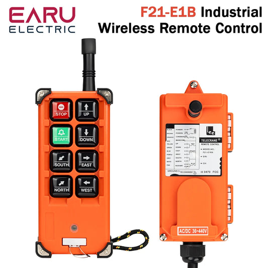 F21-E1B Top Quality Industrial Remote Controller Switches AC220V 380V 110V DC 12V 24V 36V Hoist Crane Control Lift Crane Lift