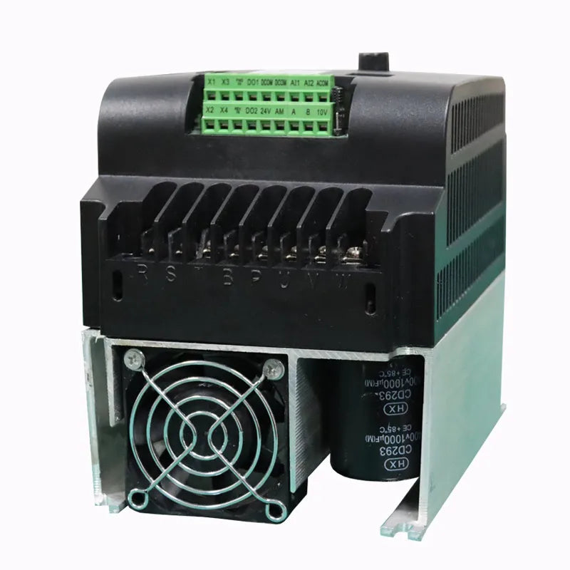 VFD Frequency Inverter, Converts 1 Phase 220V to 3 Phase 380V, Motor Drive 5.5KW/7.5KW, 50hz/60hz AC