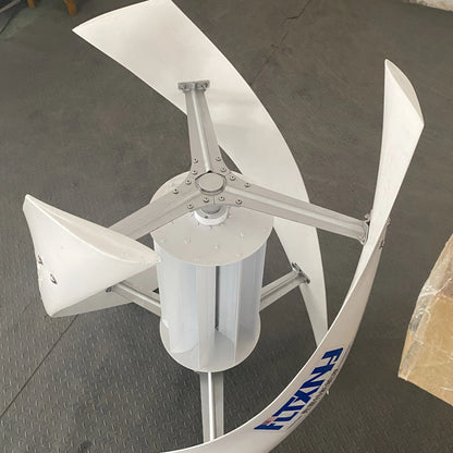 FLTXNY Low RPM Vertical Axis Maglev Wind Turbine Generator 1000W 2000W 24V 48V 3 Blades Free Energy For Homeuse Windmills