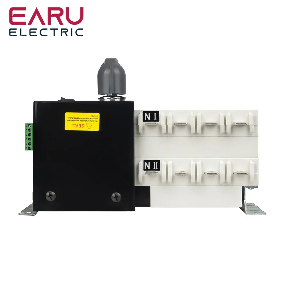 4P 160A AC400V ATS PC Automatic Transfer Switch Electrical Selector Switche  Auto or Manual 2 Input 1 Output Uninterrupted Power