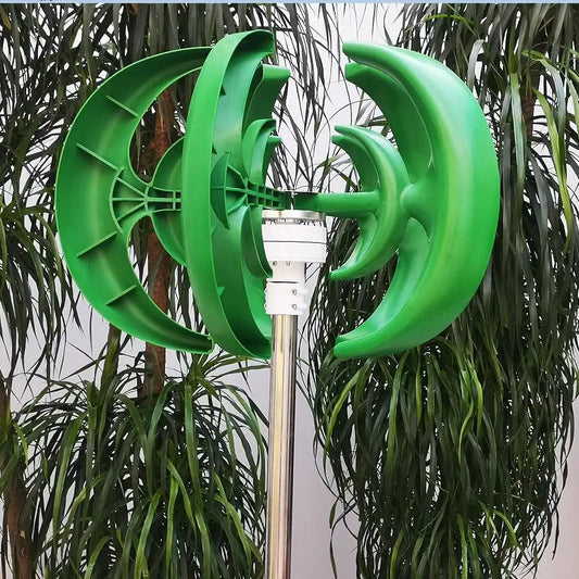 3000W Wind Turbine 12V 24V 48V Vertical Axies Wind Generator VAWT Small Windmill Free Energy With MPPT Charge Controller Homeuse