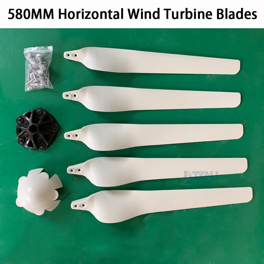 580MM Blades For 100W 200W 300W 400W 500W 600W 700W 800W Horizontal Wind Turbine Wind Generator Accessories DIY Blades