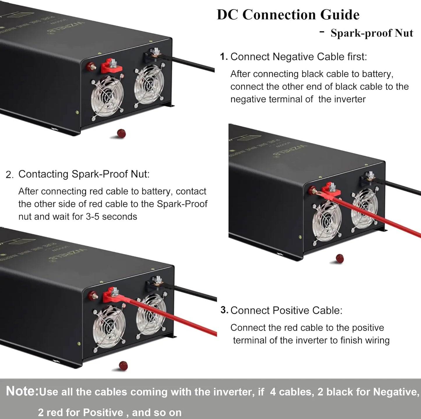 12000W Split-phase Pure Sine Wave Solar Inverter Power Supply Battery 24V/36V/48V/96V DC to 110/220V,120/240V AC Converter Wired