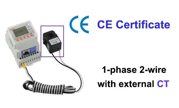 Acrel ACR10R-D16 Bidirectional Single Phase Energy Meter with 120A Split Core Ct RS485 Modbus-RTU for Solar Solis Inverter by 54 Energy - Renewable Energy Store