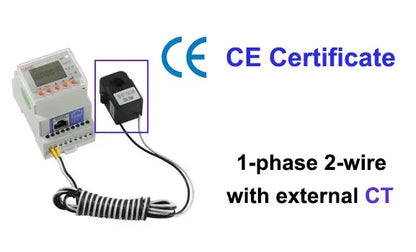 Acrel ACR10R-D16 Bidirectional Single Phase Energy Meter with 120A Split Core Ct RS485 Modbus-RTU for Solar Solis Inverter by 54 Energy - Renewable Energy Store