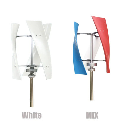 Vertical Wind Turbine Generator Free Energy Windmill Power 2000W 1500W 12V 24V 48V 3 Blades With Mppt Charge Controller - 54 Energy - Renewable Energy Store