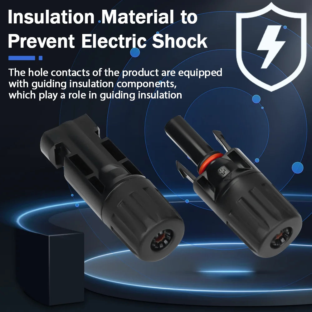 5/10/20/30/50 Pairs DC Solar Connector 1000V 30A Panel Stecker IP67 Waterproof Connector Kit for Sola PV Cable with 2Pcs Spanner