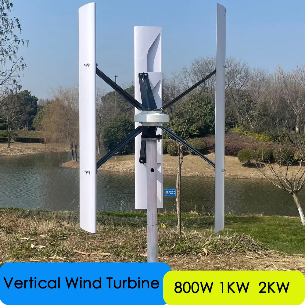 Free Energy Wind Turbine Generator 1000W 2000W 12v 24v 48v 3 Phase With 3 Blades Designed For Home or Streetlight Projects - 54 Energy - Renewable Energy Store