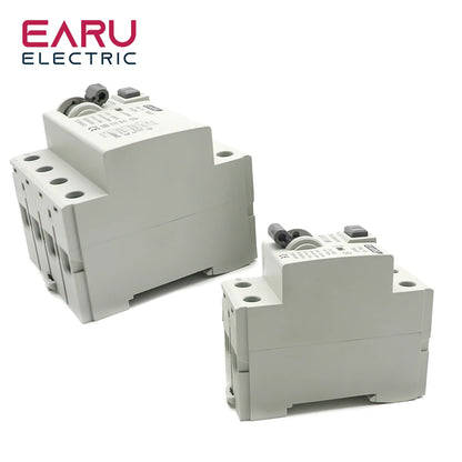 2P/4P 10/30/100/300mA Electric Vehicle EV Charging Pile Residual Current Breaker DC RCCB RCD Type B 6KA Din Rail Earth Leakage