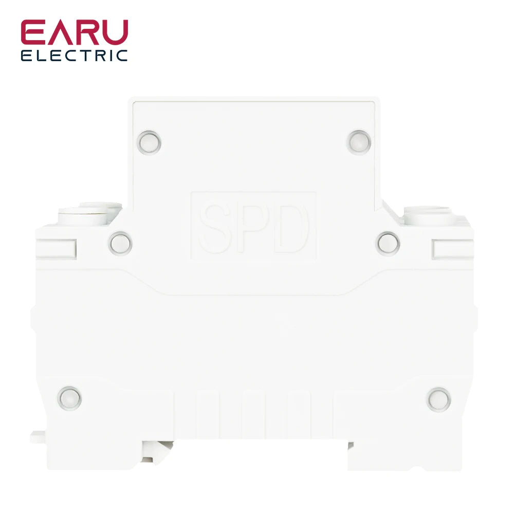 SPD AC 385V 1P 2P 3P 4P 20KA 30KA 40KA 60KA House Lightning Surge Protector Protective Solar PV Low-Voltage Arrester Device