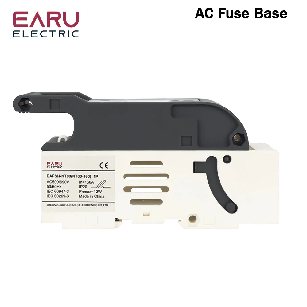 1Pcs Fuse Disconnector Switch for 100A 160A NT00 Battery Fuse Plug-in Knife Type Installation Suitable DC 12V-1000V AC 500V 690V