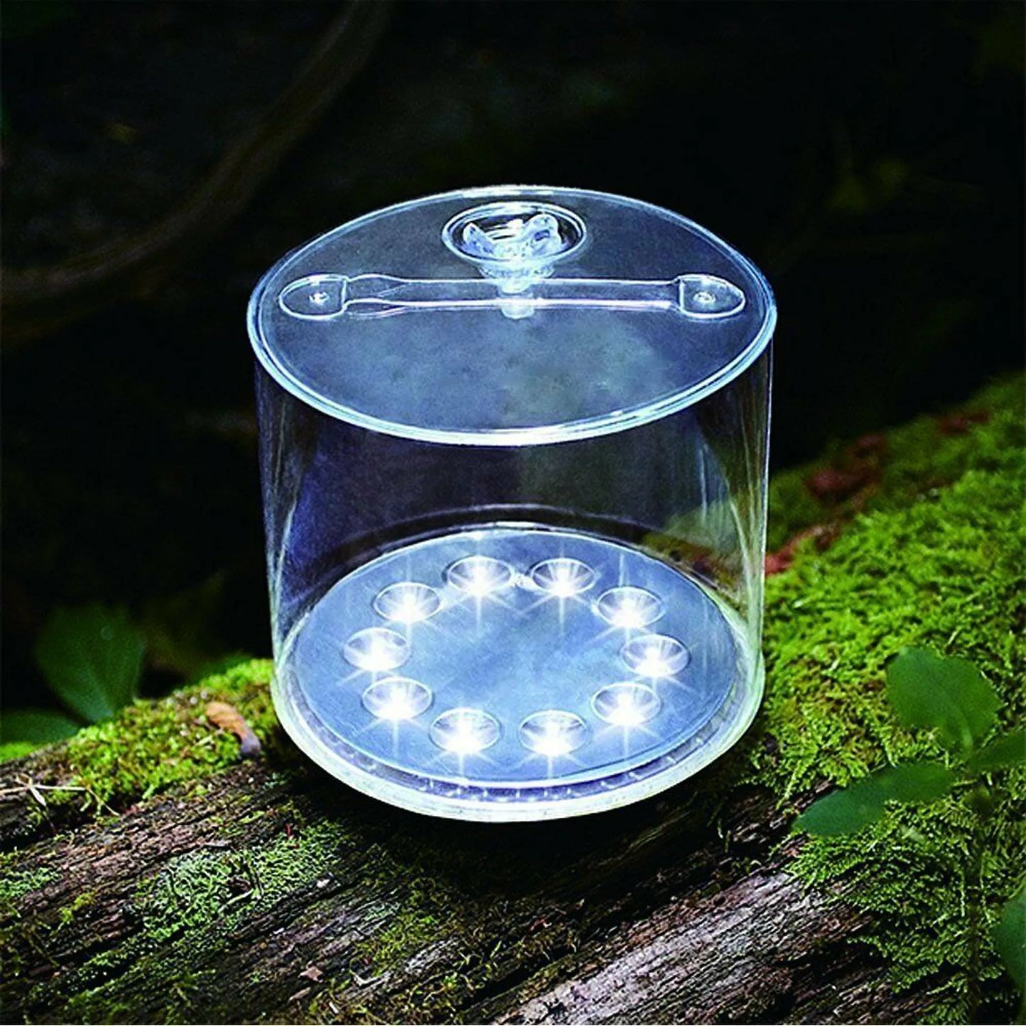 LED Lights Inflatable Camping Solar Powered Light Outdoor Waterproof