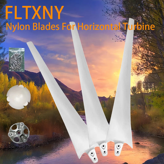 FLTXNY New Energy saving Blades For Horizontal Wind Turbine 100W 200W 300W 400W 500W 600W Wind Generator Accessories DIY Blades