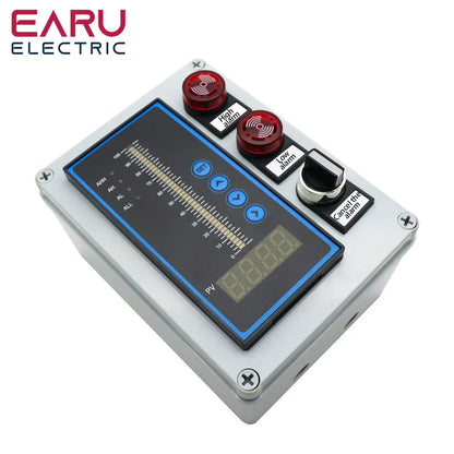 4-20mA Waterproof Integral Level Transmitter Controller Input Liquid Oil Water Level Sensor Controller Float Switch Mount Box