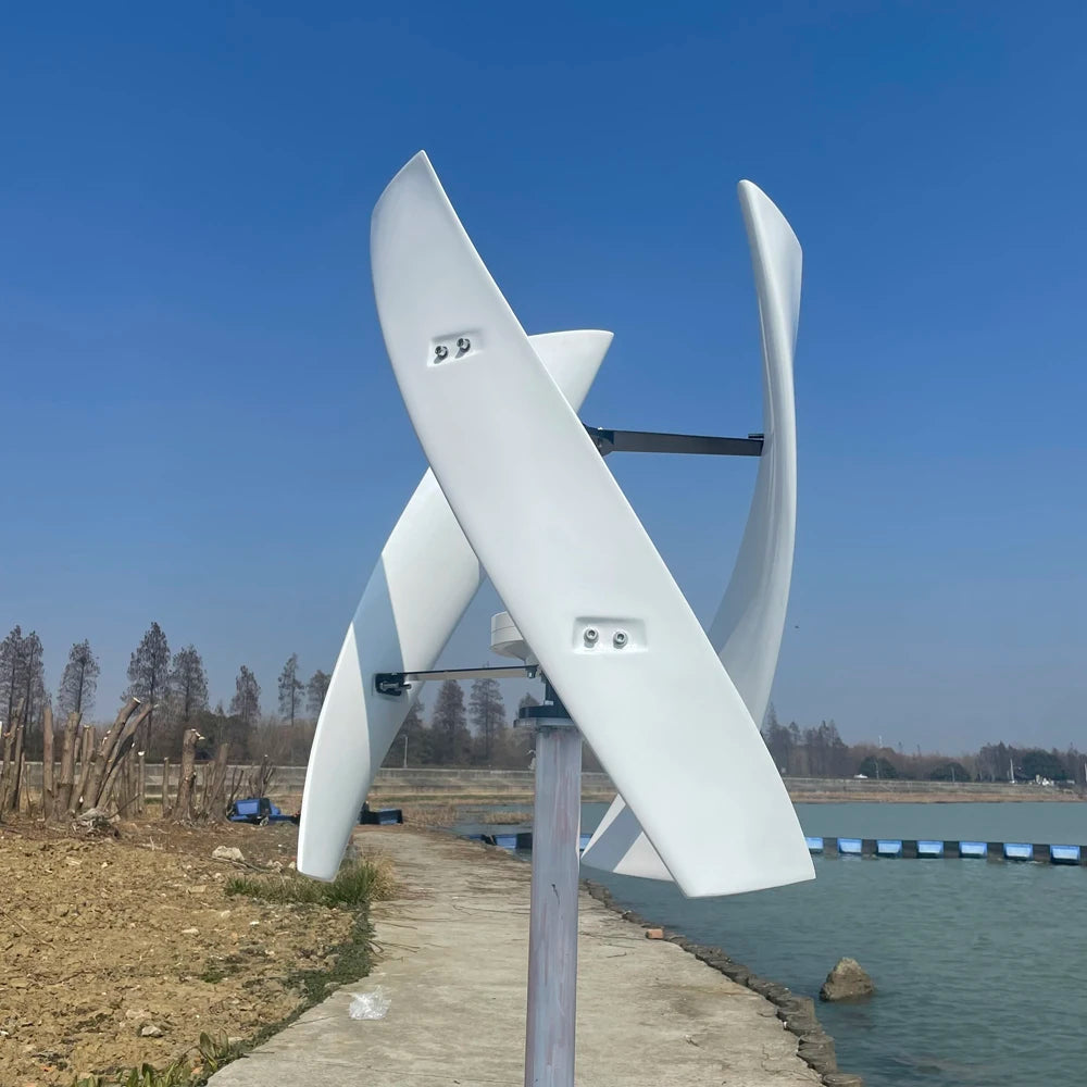 Home Vertical Axis Wind Turbine Generator 800W 1000W 1500W 12V 24V 48V with MPPT Controller 1KW 2KW 96V Upright Windmill - 54 Energy - Renewable Energy Store
